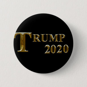 Chapa Redonda De 5 Cm Trump 2020