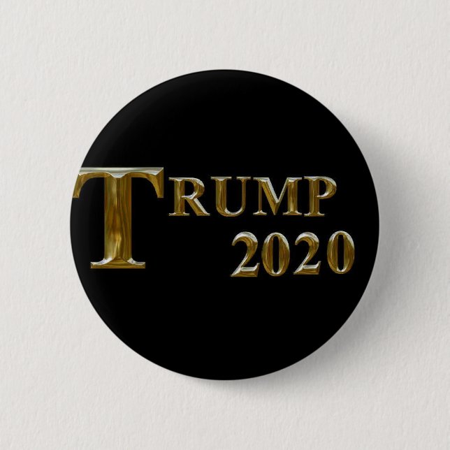 Chapa Redonda De 5 Cm Trump 2020 (Anverso)