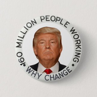 Chapa Redonda De 5 Cm Trump 2020