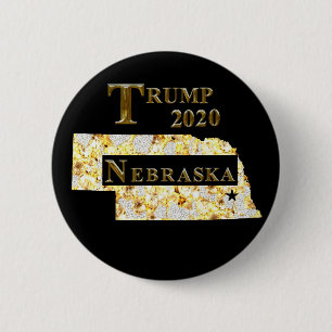 CHAPA REDONDA DE 5 CM TRUMP 2020 NEBRASKA