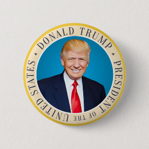 Chapa Redonda De 5 Cm Trump 2024