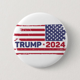 Chapa Redonda De 5 Cm Trump 2024