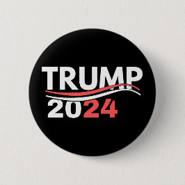 Chapa Redonda De 5 Cm Trump 2024