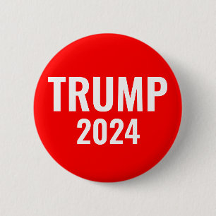 Chapa Redonda De 5 Cm Trump 2024