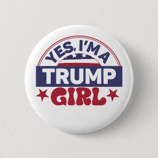 Chapa Redonda De 5 Cm Trump 2024 Chica de Trump