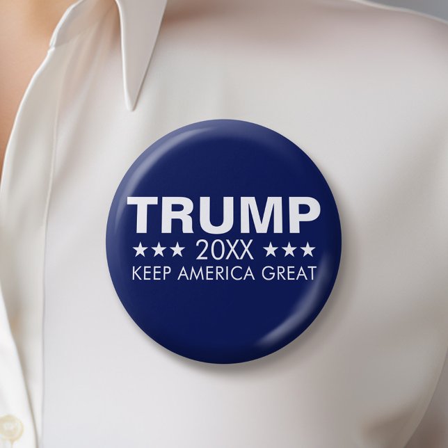 Chapa Redonda De 5 Cm Trump 2024 Mantenga a Estados Unidos en grande (Trump 2024 Button)