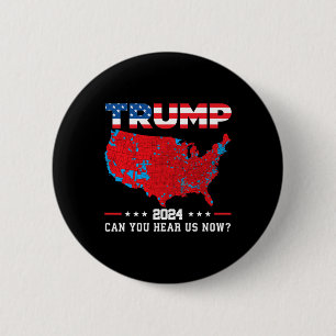 Chapa Redonda De 5 Cm Trump 2024 Nos Puede Escuchar Ahora Mapa De Las El