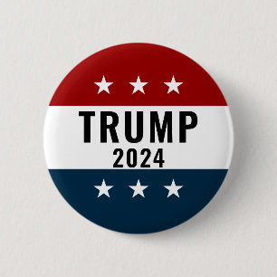 Chapa Redonda De 5 Cm Trump 2024 Pinback