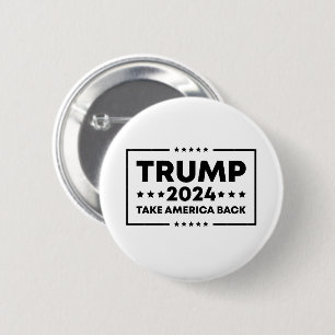 Chapa Redonda De 5 Cm Trump 2024 Trump Recupera América
