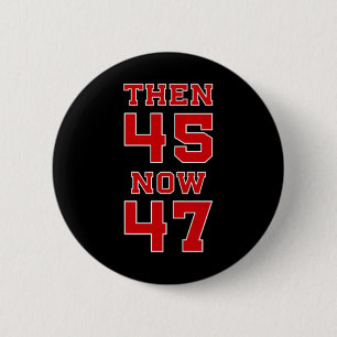 Chapa Redonda De 5 Cm Trump 2025 Elección 45 47 Victoria Ganar President