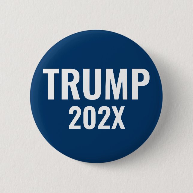 Chapa Redonda De 5 Cm Trump 202X (Anverso)