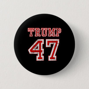 Chapa Redonda De 5 Cm Trump 47 2024 Elección de conservadores republican