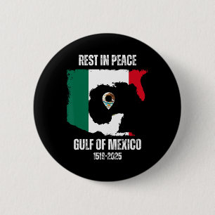 Chapa Redonda De 5 Cm Trump América Desgarra Golfo De México Presidente