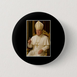 Chapa Redonda De 5 Cm Trump como Iglesia del Vaticano