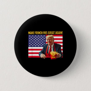 Chapa Redonda De 5 Cm Trump curioso vuelve a hacer grandes los frutos de