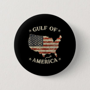 Chapa Redonda De 5 Cm Trump, Del Golfo De Ee.Uu., Saludo Desde El Patrio