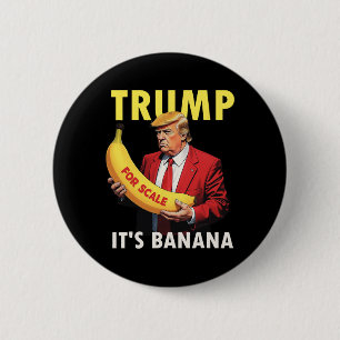 Chapa Redonda De 5 Cm Trump es gracioso Nana (para la escala) 1