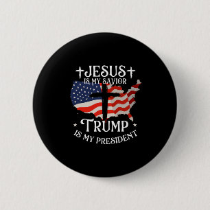 Chapa Redonda De 5 Cm Trump Es Mi Presidente - Inauguración de Donald Tr