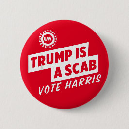 Chapa Redonda De 5 Cm Trump es un presidente de Scab Vote Harris 2024