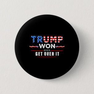 Chapa Redonda De 5 Cm Trump Ganó Olvídate 2025 2