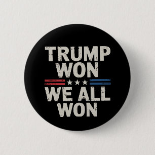 Chapa Redonda De 5 Cm Trump Ganó Todos Ganamos Presidente 47 EE. UU.