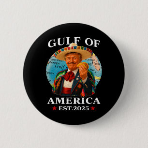 Chapa Redonda De 5 Cm Trump Golfo De Estados Unidos Este 2025 México Tru