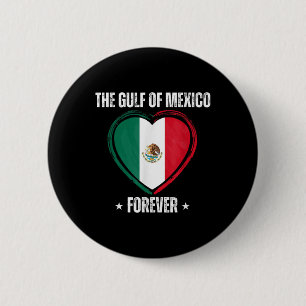 Chapa Redonda De 5 Cm Trump Golfo De México Por Siempre Liberal Contra T