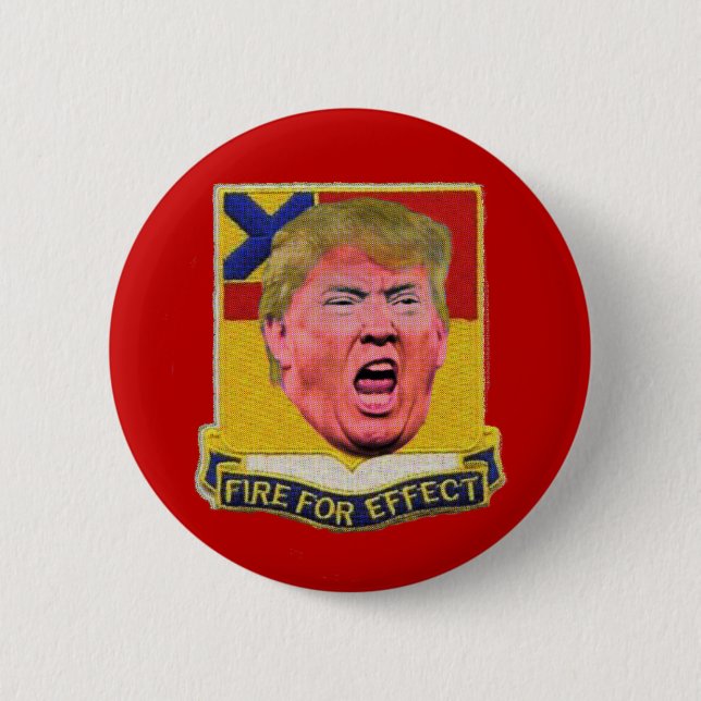 Chapa Redonda De 5 Cm Trump le saca la boca (Anverso)