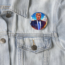 Chapa Redonda De 5 Cm Trump MAGA 2024 Recuperar a Estados Unidos
