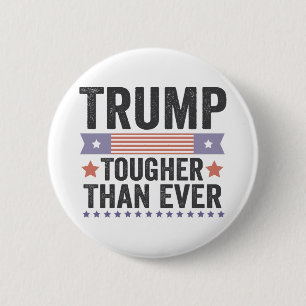 Chapa Redonda De 5 Cm Trump más duro que nunca el voto patriótico nortea
