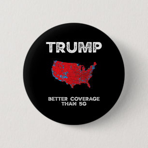 Chapa Redonda De 5 Cm Trump Mejor Cobertura Que 5g Ultra Mega Y Af