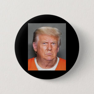 Chapa Redonda De 5 Cm Trump Mugshot