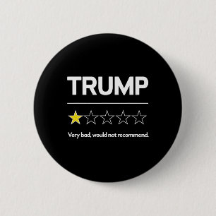 Chapa Redonda De 5 Cm Trump Muy D No Recomendaría Elección Divertido An