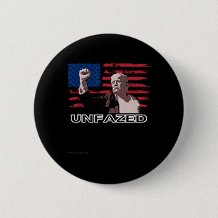 Chapa Redonda De 5 Cm Trump Presidente 2024 Mitin Electoral Republicano