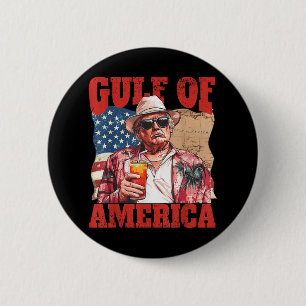 Chapa Redonda De 5 Cm Trump, presidente del Golfo de México
