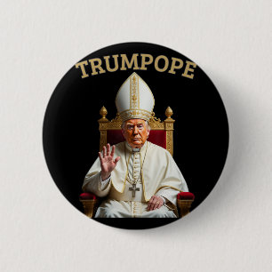 Chapa Redonda De 5 Cm Trump, presidente gracioso de Trump, se declara