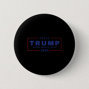 Chapa Redonda De 5 Cm Trump Recupera A Estados Unidos El 4 De Julio De 2