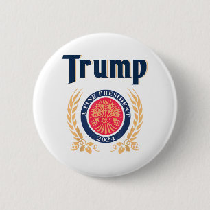 Chapa Redonda De 5 Cm Trump, un buen presidente 2024