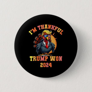 Chapa Redonda De 5 Cm Trump, un meme gracioso que Trump ganó gracias
