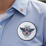 Chapa Redonda De 5 Cm Trump Vance 2024 Para Presidente Pin<br><div class="desc">Muestra tu apoyo a la campaña de Trump y JD Vance 2024 con este botón rojo,  blanco y azul.</div>