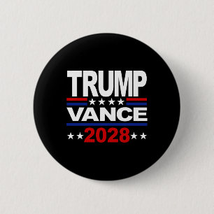 Chapa Redonda De 5 Cm Trump Vance, 2028, presidente republicano en su te
