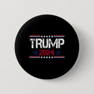 Chapa Redonda De 5 Cm Trump Vance 24, Trump para presidente 2024, Funny