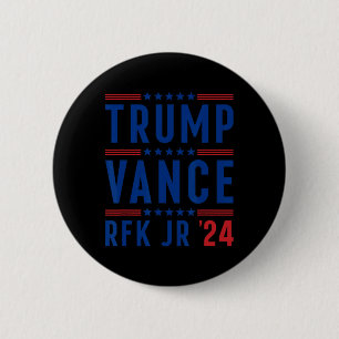 Chapa Redonda De 5 Cm Trump Vance Kennedy Presidente Elección Republican