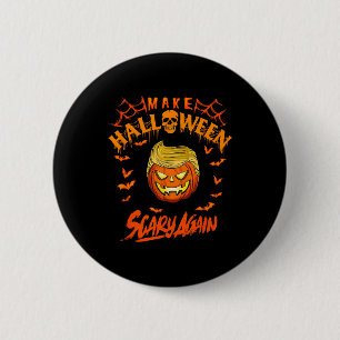 Chapa Redonda De 5 Cm Trump vuelve a dar miedo a Halloween