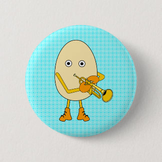Chapa Redonda De 5 Cm Trumpet Egghead