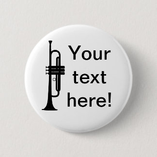 Chapa Redonda De 5 Cm Trumpet personalizado