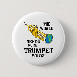 Chapa Redonda De 5 Cm Trumpet Solos