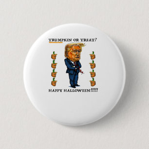 Chapa Redonda De 5 Cm Trumpkin O Trate Clásico