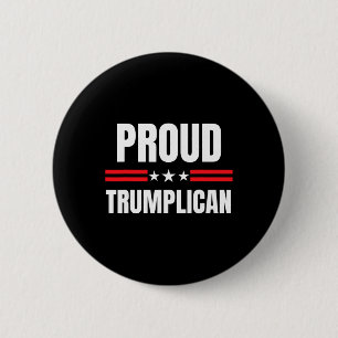 Chapa Redonda De 5 Cm Trumplican Divertido Donald Trump Republicano Cons