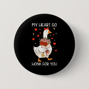 Chapa Redonda De 5 Cm Tú Haces Que Mi Corazón Haga Honk Mi Corazón Haga